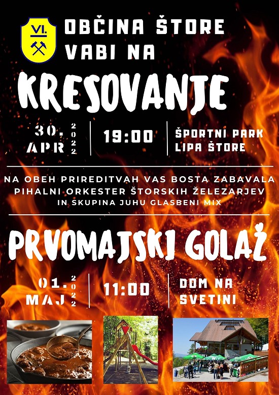 Kresovanje, prvomajski golaž